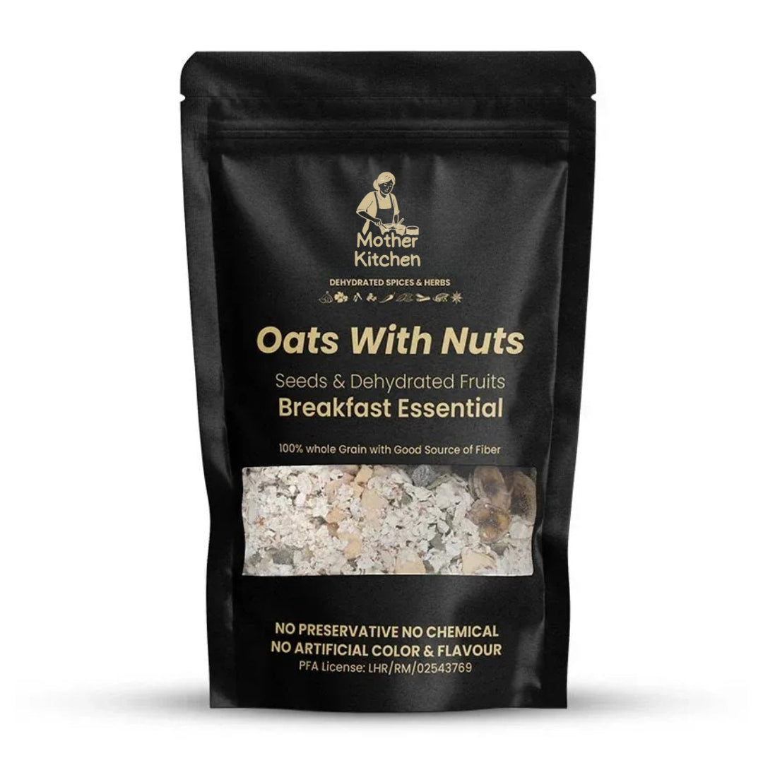 Oats With Nuts Breakfast Essential.