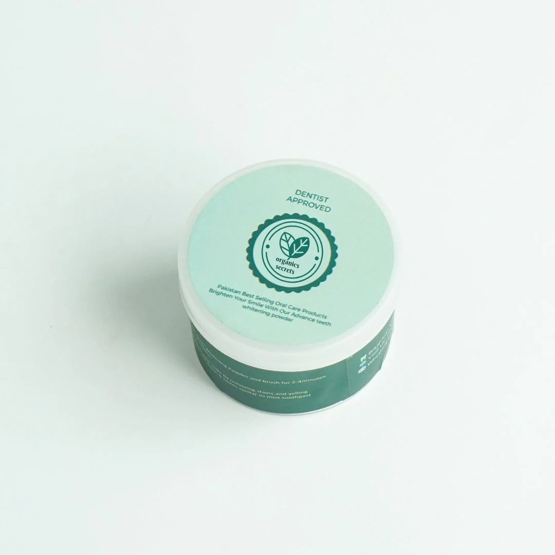 Teeth whitening powder by organics secrets